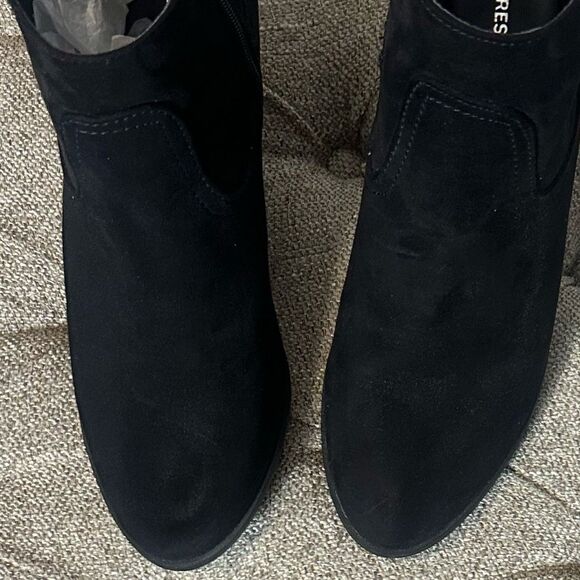 Express Faux Suede Booties - Picture 8 of 12